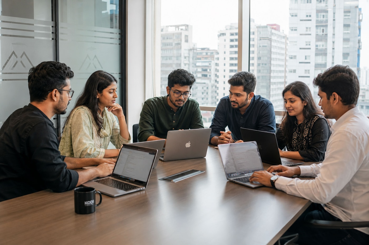 VSSG India consulting team collaborating in a modern office